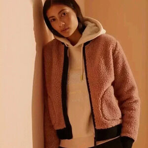 Superdry Women's Storm Easy Bomber Jacket Pink